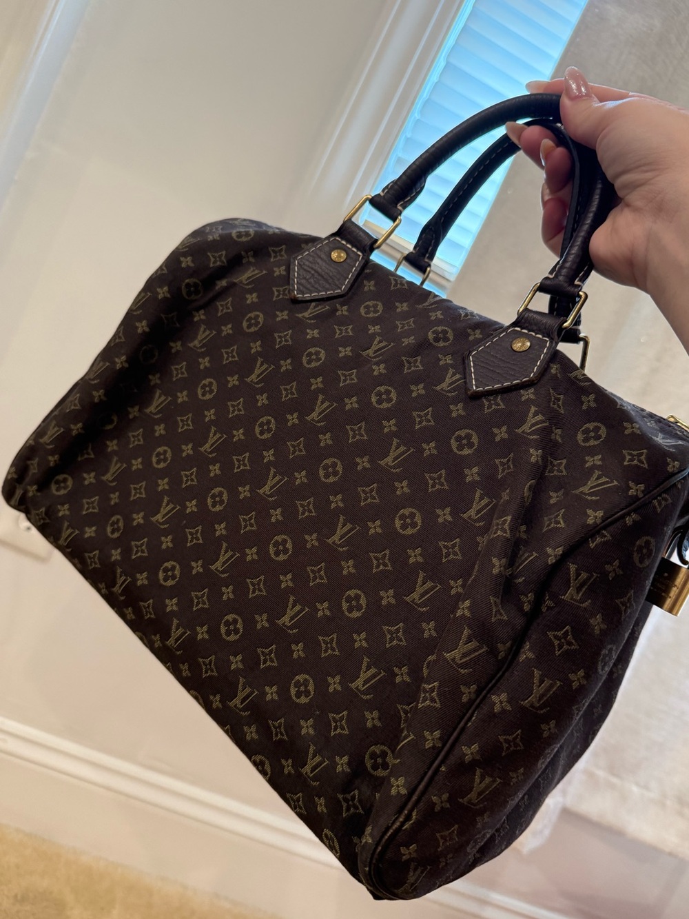 Very good condition! Louis Vuitton Speedy 30 Mini Lin - Picture 3 of 10